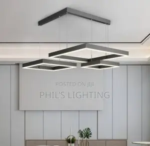 Modern Square Led Chandelier Remote Control
