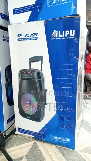 Ailipu Rechargeable Pa System Speaker Big Battery 15INCHES Big Magnet