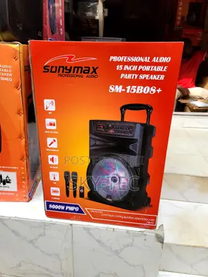 Sonymax Rechargeable Pa System Speaker Big Battery 15INCHES Big Magnet