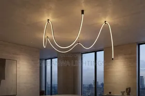 Nordic Loft Villa Empty Duplex Living Room Pendant Light