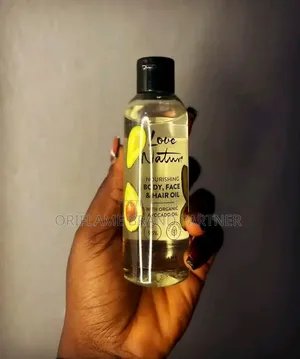 Nourishing Body, Face Hair Oil With Organic Avocado Oil