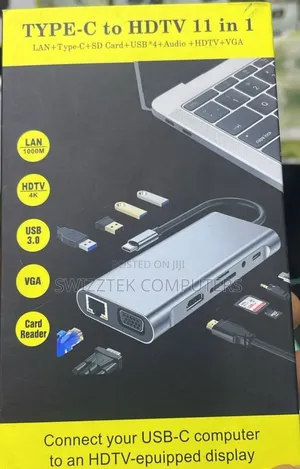 Type - C to HDTV 11-in 1 USB Dock