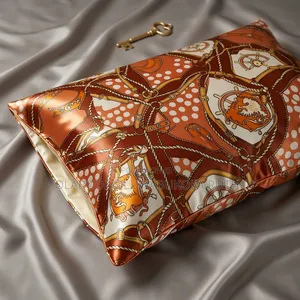 Patterned Satin Pillowcase (Standard Size)