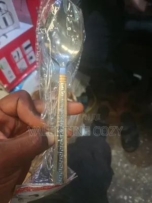 Eating Spoon Gold and Silver