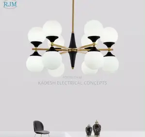 Nordic Art Glass Ball Chandelier Designer Creative Modern Home Bedroom