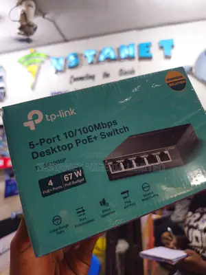 TP-Link TL-SF1005P 5-Port 10/100Mbps Desktop Switch With 4-Port PoE+