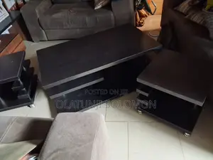 Center Table and 2 Side Stools