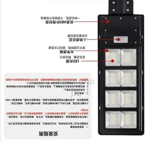 Four-Head Solar Street Light (Single-Row or Double-Row Configuration)