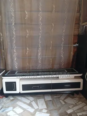 Modern Italian Glass TV Stand and Entertainment.