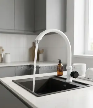 Standard White Kitchen Basin Tap