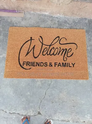Coconut Design Door Mat for Indoor and Outdoor Decorations 60/90