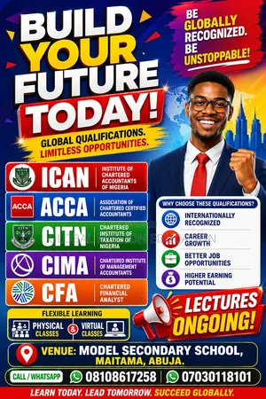 Ican, Acca, Cima, Cfa Lectures in Maitama