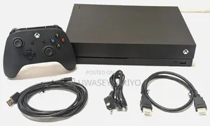Xbox 1x With One Wireless Controller and Some Games Installed