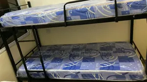 Metal Bunk Bed and Mattress