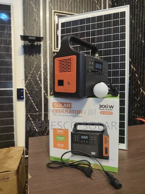 Smart Portable 300W Solar Generator – Fast, Safe Energy Efficient