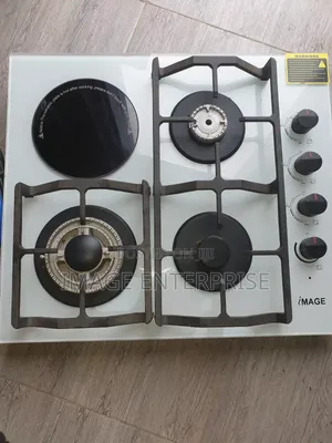 IMAGE 60cm 4 Burner(3 Gas and 1 Electric) Cabinet Top Gas Cooker