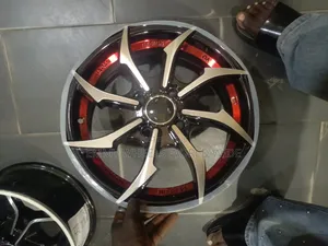 14inches for Hyundai Kia 4hole Black Stainles With Touch of Red