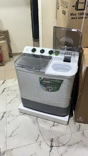 Synix E8WTMG Laundry Machine – Powerful Twin Tub Washer
