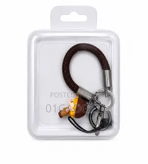 Braided Leather Keychain Stylish Car Key Holder