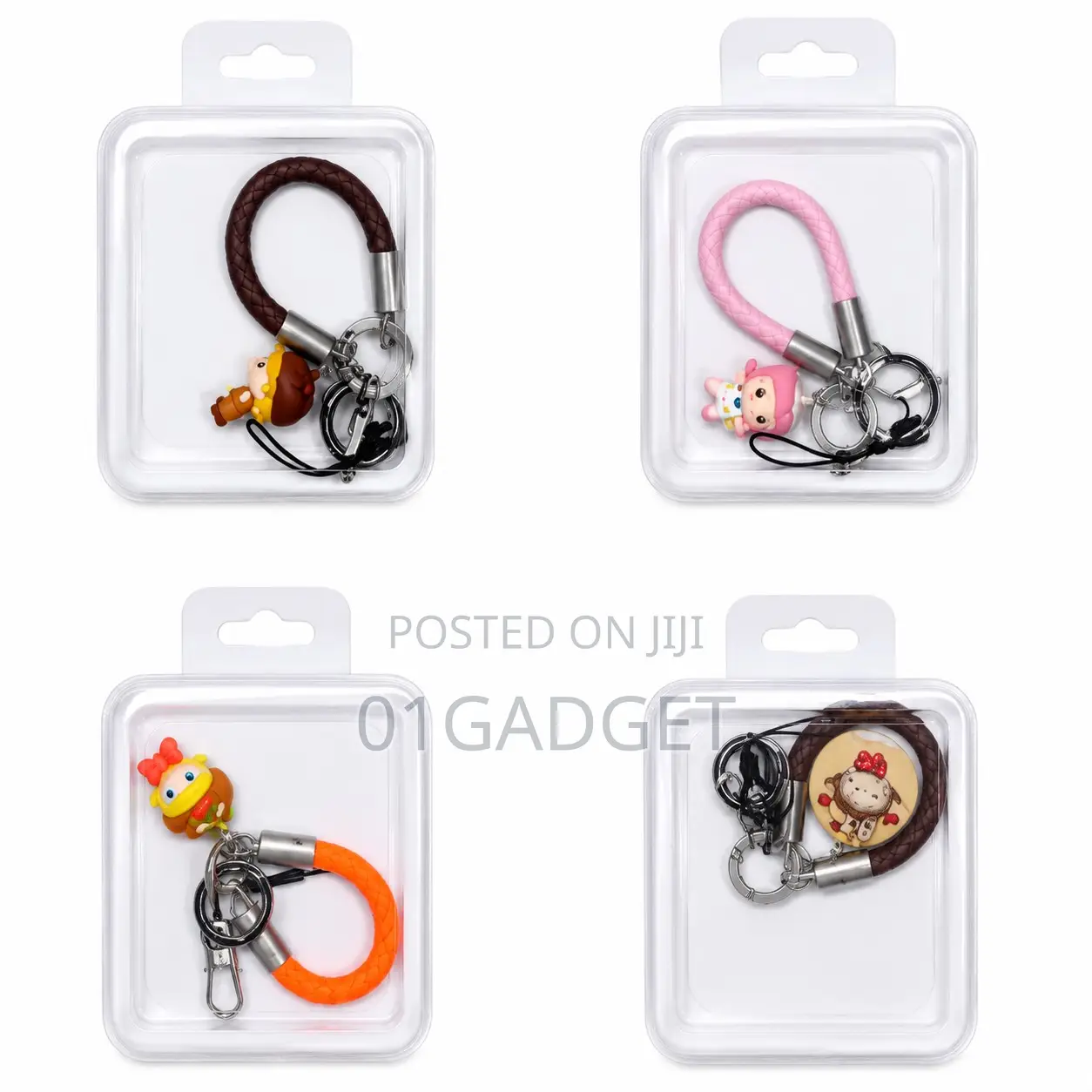 Braided Leather Keychain Stylish Car Key Holder