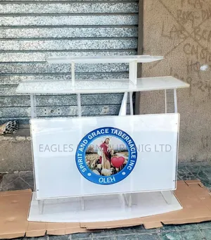 Premium Unbreakable 20mm Crystal Acrylic Church Pulpit