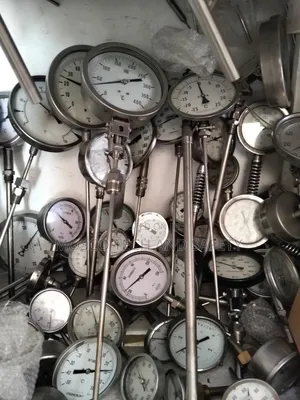 Stainless Steel Bimetallic Temperature Gauge / Industrial Thermometer