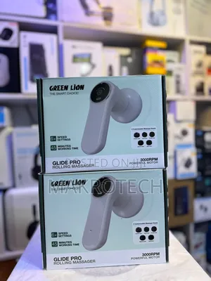 Green Lion Rolling Pro Massager - White