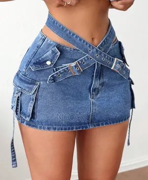 Denim Short Skirts
