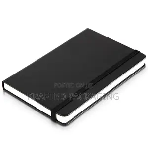 A5 Hardcover Leather Notepad With Elastic Band