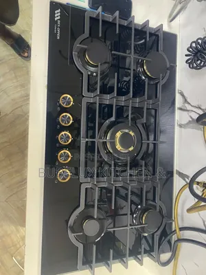 Brand New 5-Burner Built-in Glass Gas Hob With Auto Ignition