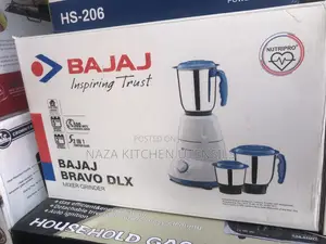 BAJAJ EASY 500 Watts Mixer Grinder With 3 Jars