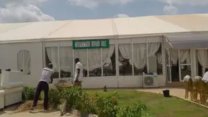 Locally Constructed Durable Marquee Tent