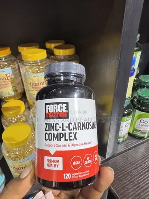 Force Factor Zinc L-Carnosine Complex – 120 Veggie Capsules
