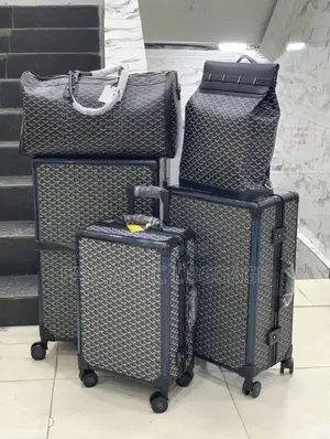 Luxury Designer-Inspired 5-Piece Travel Luggage Set