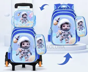 4in1 Trolley School Bag