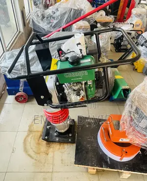 Tamping Rammer Powered by a Diesel Engine.