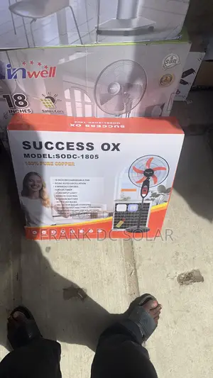 Solar Rechargeable Fan