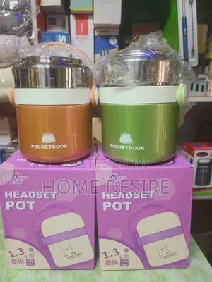 Headset Pot Food Flask