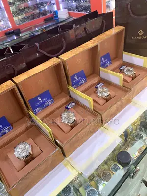 Hanboro Luxury Skeleton Wristwatch