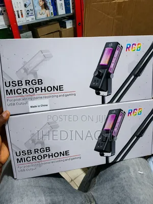 USB RGB Condenser Microphone – Professional Gaming Podcast