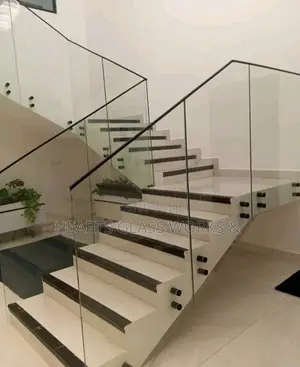 Staircase Glass Rail System With 10mm Tempered Glass