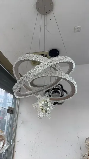 Morden Black LED Ring Lamp Dimmable Pendant Light Hanging Lamp Dining