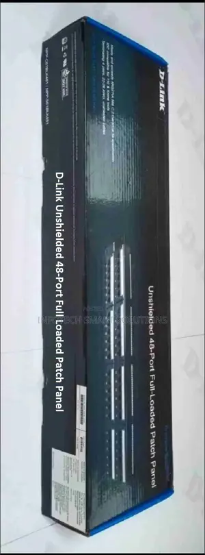D-Link 48-Port Cat6 Network Patch Panel Rack Mount