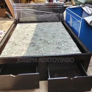 Bed Frame HDF With Drawer