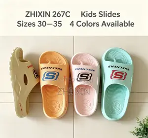 ZHIXIN 267C Unisex EVA Slide Slippers Sizes 30-35