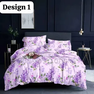 6*6 Bed Sheets and Pillowcase Imported