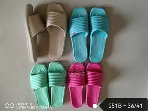 ZHIXIN 251B Women’s Striped EVA Slide Slippers Sizes 36-41