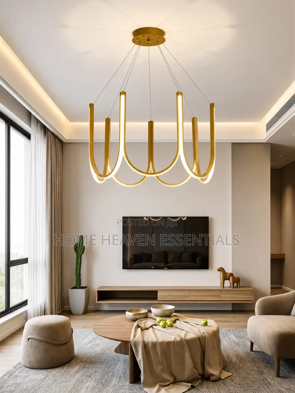 Modern Simple U Shape Led Pendant Lights