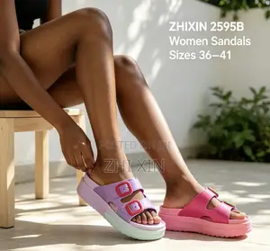 ZHIXIN 2595B Women Adjustable Buckle Platform EVA Sandals Sizes 36-41