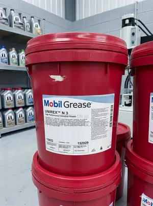 Mobil Grease Unirex N 3, Lithium-Complex Industrial Grease.
